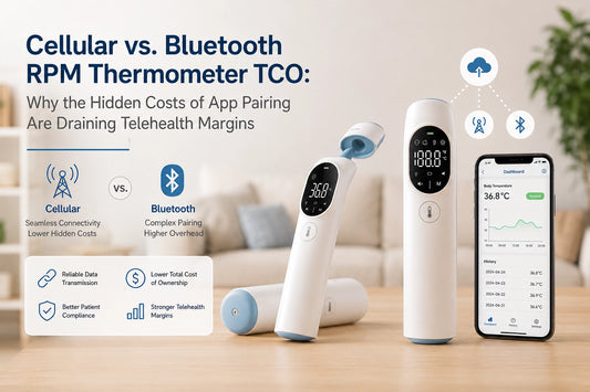 Cellular vs. Bluetooth RPM Thermometer TCO: Why the Hidden Costs of App Pairing Are Draining Telehealth Margins